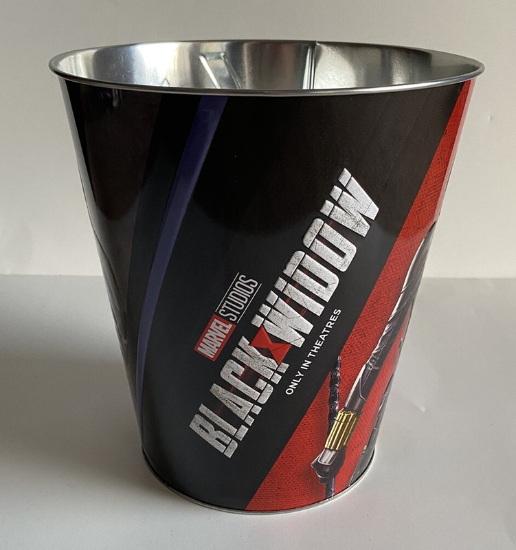 MCU Marvel Studios Black Widow Popcorn Tin Bucket *AMC Exclusive*