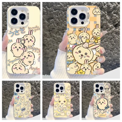 Chiikawa Usagi Phone Hard Protective Case For iPhone 12/13/14/15/16 Pro Max Plus