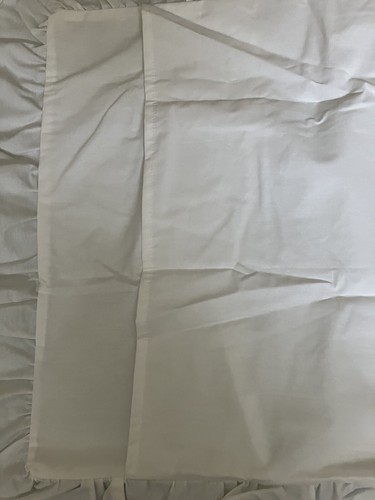 NEW Shabby White Ruffle Pillow Sham QUEEN Size Farmhouse Cottage French Country - Picture 4 of 24