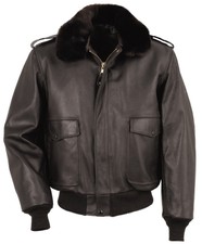 Schott NYC Brown A-2 Naked Cowhide G1 Leather...