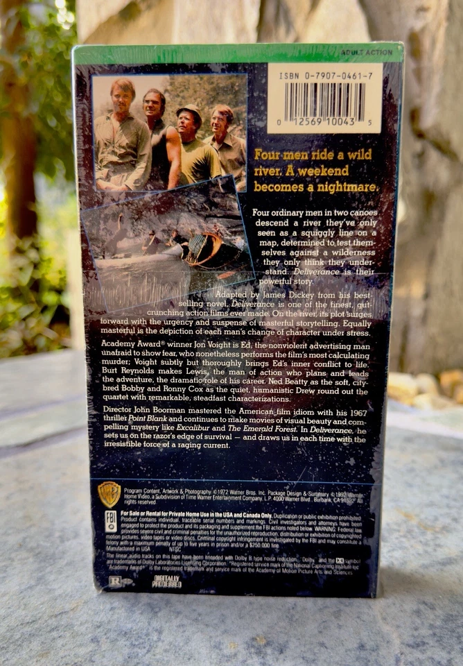 DELIVERANCE Vintage VHS 1992 FACTORY SEALED - Image 2 of 4