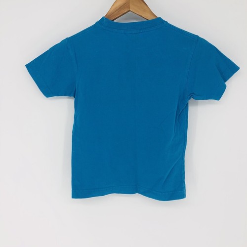 90's Disney Store Mickie Minnie Unisex Kid's Blue Cotton Short Sleeve T-Shirt S - Picture 7 of 9