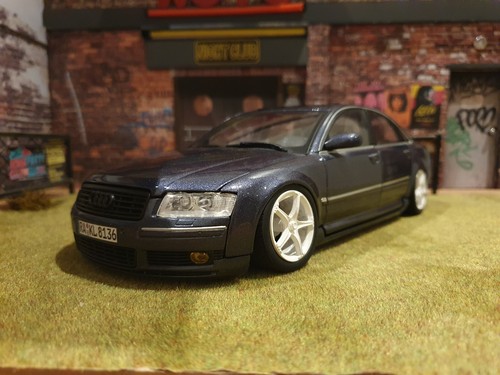 Audi A8 3.2 1/18 motor max tuning modified conversion motormax - Foto 16 di 22