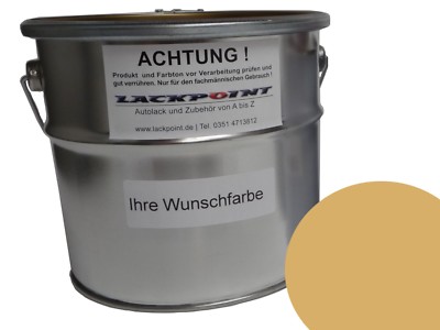 0.5 liter 1K car paint synthetic resin GDR champagne beige Trabant Wartburg Simson IFA