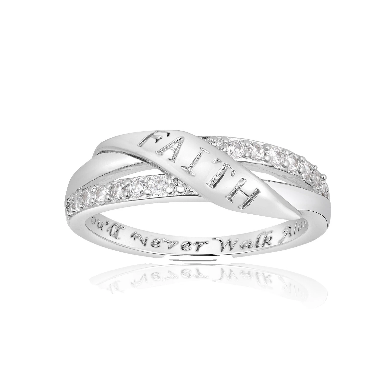 Anillo Blanco 9 Anillos de moda de latón