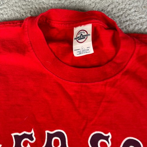 Boston Red Sox T Shirt Uomo Grande Senza Maniche Champions American League MLB - Foto 5 di 17
