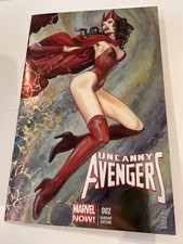 UNCANNY AVENGERS #2 MILO MANARA FOIL SCARLET WITCH MEXICAN FOIL LTD 1000