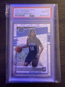 2020 Donruss Optic Cole Anthony Scope Prizm Premium Box Set Rookie /249 PSA 10