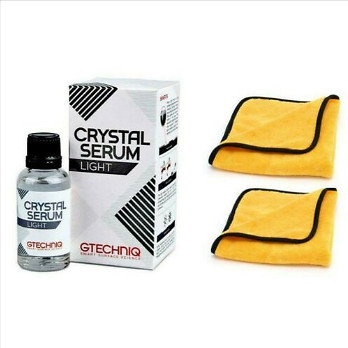 GTECHNIQ CRYSTAL SERUM LIGHT HIGH QUALITY CERAMIC COATING 30ML & 2 FREE TOWEL