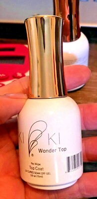 Ki Ki Wonder Gel - UV/LED Soak off Gel (No-Wipe) Top Coat On Sale Super Shiney