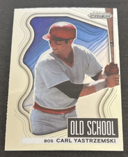 Carl Yastrzemski- 2022 Panini Prizm - Old School - #OS-8- Red Sox