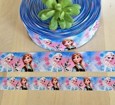 7/8, 1.5  3" 1 YD Frozen Grosgrain Ribbon Anna Elsa Olaf Disney Frozen Movie