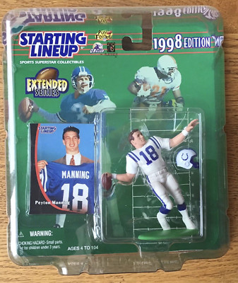 1998 STARTING LINEUP (EXTENDED SERIES) - #18 PEYTON MANNING (R) INDY COLTS