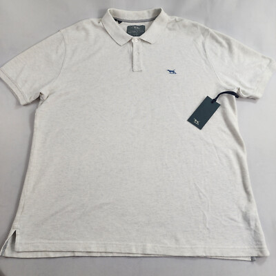 Rodd & Gunn Polohemd 3XL Baumwolle Eis Grau 003396-71 Logo SPORTS Herren