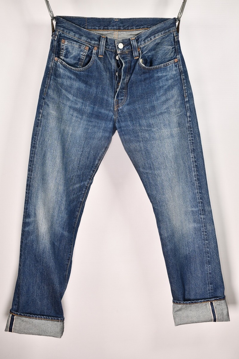 LEVI STRAUSS 501 W31 L32 デニム Levi Strauss 501 Men's W 31 L 32 Button Fly Straight Leg
