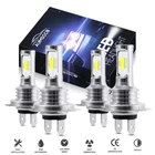 H7 H7 LED Headlight KIT Combo Bulbs High Low Beam Super Bright White 10000K