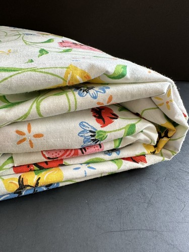1979 JP Stevens King Fitted Sheet Vintage Flower Print No Iron Percale USA - Picture 7 of 24