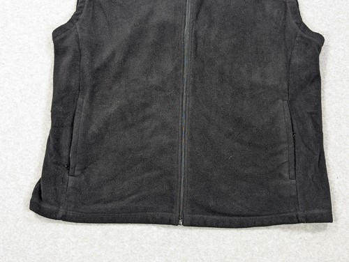 Saddlebred Vest Extra Large Black Fleece Zip Up Sweater Sports Golf Outdoors - Picture 3 of 9