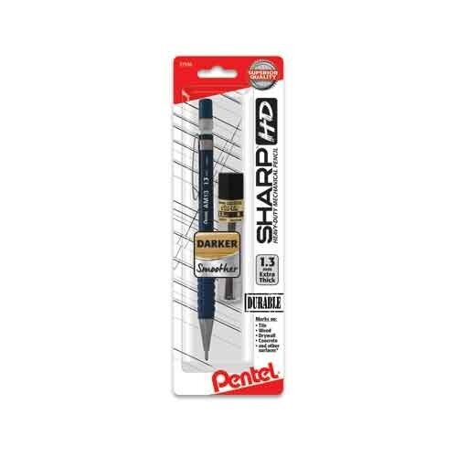 Pentel Sharp HD Drafting Mechanical Pencil 1.3mm W/Lead Dk Blue Drawing Drafting - Picture 1 of 1
