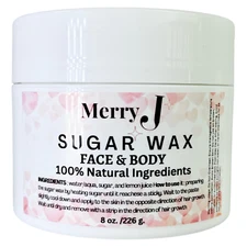 Organic Sugaring Wax Hair Removal – 100% Natural Sugar Wax for Face, Body, Bikin