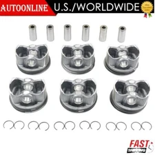 6PCS Pistons &Rings Set A2720304017 A2720301018 For Mercedes-Benz W204 W211 R171