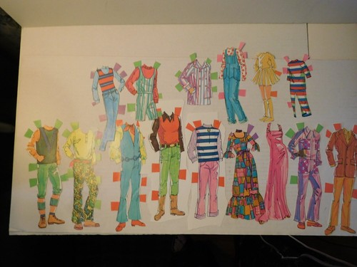 Muñecas de papel Whitman The Brady Bunch 1976 recortadas © 1973 - Imagen 6 de 11