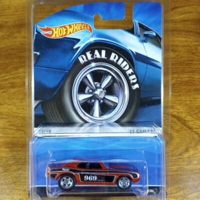 Hot Wheels Heritage Real Riders '69 Camaro Burnt Orange Malaysia