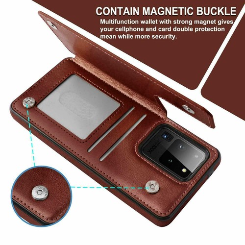Case for Samsung S24 FE A55 A15 S25 -Leather Wallet Card Holder Phone Back Cover - Picture 50 of 87