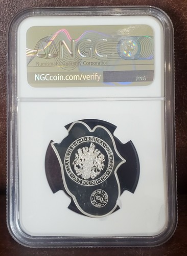 2021 NGC PF 69 GIBRALTAR 10 grams Silver "THE ROLLING STONES" ***ERROR LABEL*** - Picture 2 of 4