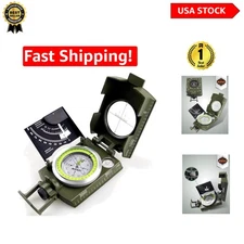 High Accuracy Waterproof Military Compass with Inclinometer for Hiking & Camping
