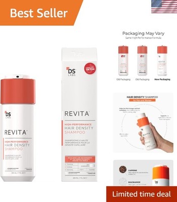 DS Labs Revita Shampoo, 205 mL   Scalp Refreshing Cleanse for Fuller Looking,...