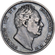 1837 Halfcrown - William IV British Silver Coin - Nice