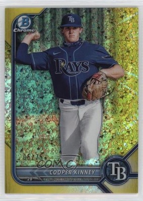 2022 Bowman Yellow Mini-Diamond Refractor 6/75 Cooper Kinney #BCP-54 1p5
