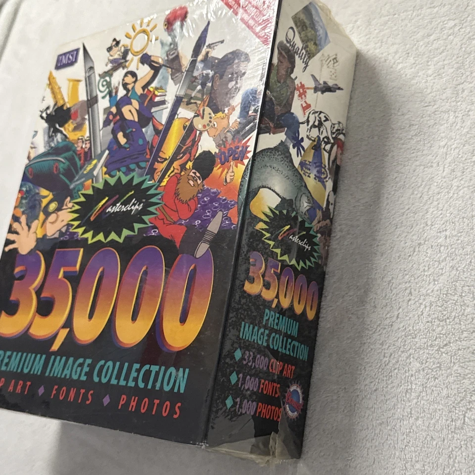 PC Masterclips 35000 Images Collection Software- 2 CDs +CATALOG 1996 Sealed - Image 2 of 3