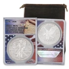2026 ANACS MS70 Silver Eagle Dual Dated Daniel Carr Overstrike Declaration