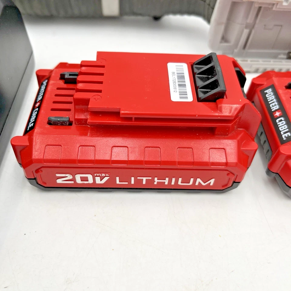 Porter-Cable PCC670 Reciprocating Saw 2 batteries blades rapid charger SEE VIDEO - Image 4 of 4