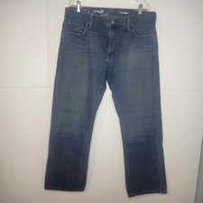 DKNY Mens Jeans Relaxed Fit Soho Blue Denim Dark Wash H3510005 38x32