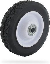 UNIVERSEL - Ruota in Acciaio a Mozzo Deportato per Attrezzature Da Giardino, Dia