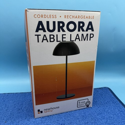 #ad Newhouse Lighting Aurora Black 2700K Dimmable Cordless USB C Rechargeable Lamp $39.98