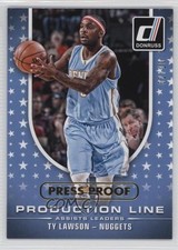 2014 Panini Donruss Production Line Assists Press Proof Gold 2/10 Ty Lawson 3z3