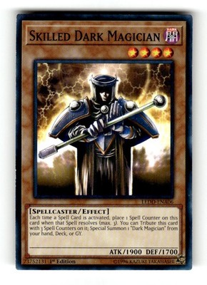 Skilled Dark Magician LEDD-ENA06 Legendary Dragon Decks Yu-Gi-Oh 1st Edition LP