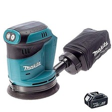 Makita DBO180Z 18V Li-Ion Cordles Random Orbital Sander Body with BL1850 Battery