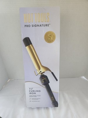 Hot Tools Pro Signature Series Gold 1-1/4'' Curling Iron Wand (HTIR1576)