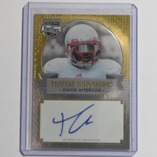 2013 Press Pass Fanfare - David Amerson #FF-DA Gold (AU, RC)