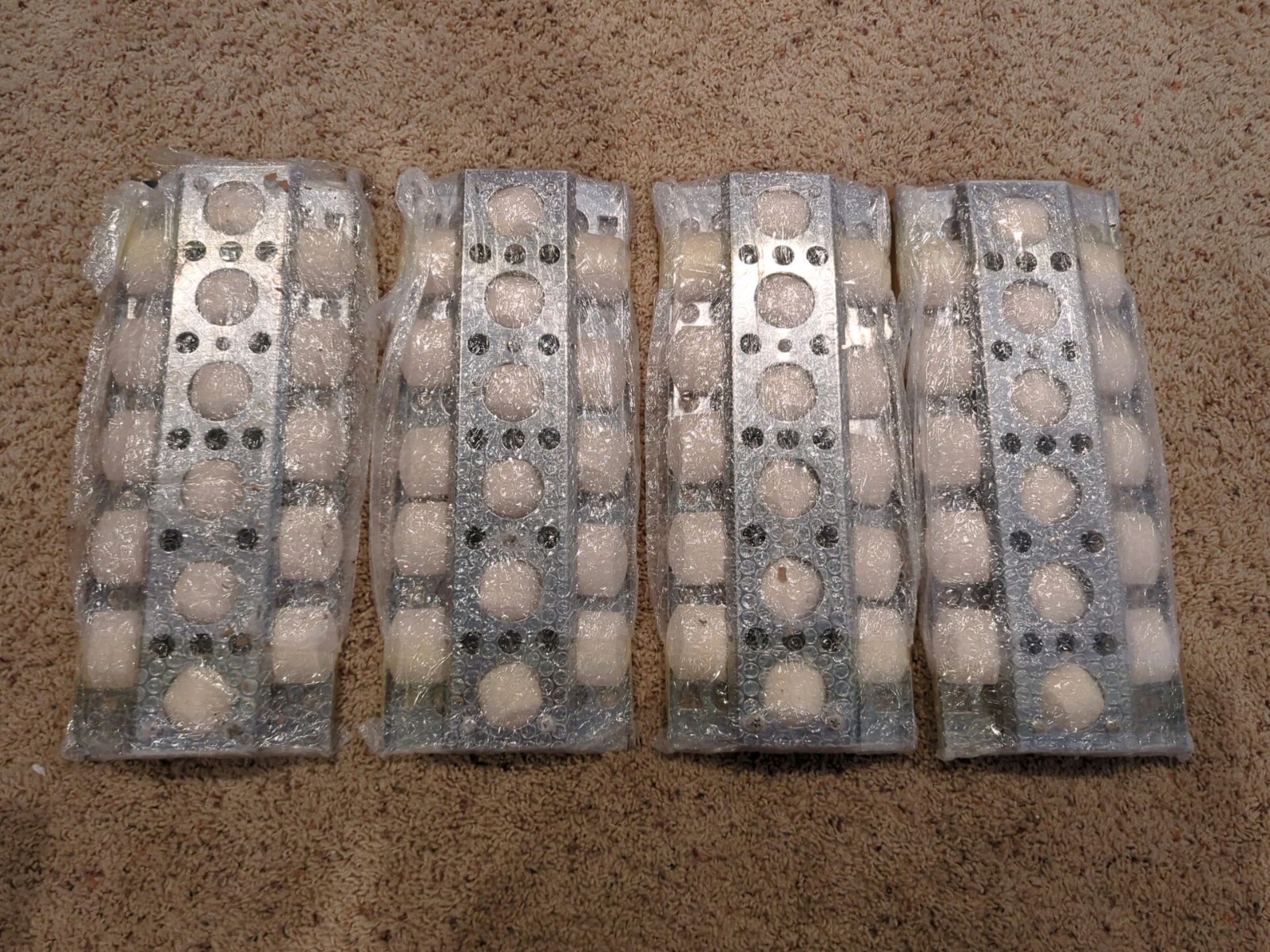 (4) Cooking Grid Heat Grate with Ceramic Briquette Traysl*Replacement*NOB