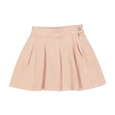 Bonpoint Girl's Jedda Pink Skirt Pleated Flare Girl's 6 Boutique Cotton Twill
