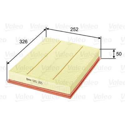 Luftfilter VALEO 585265 für Opel Fiat Vectra C Signum CC Caravan Croma