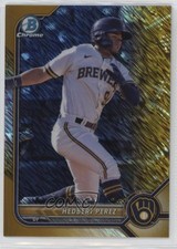 2022 Bowman Chrome Prospects Gold Shimmer Refractor /50 Hedbert Perez 9v7