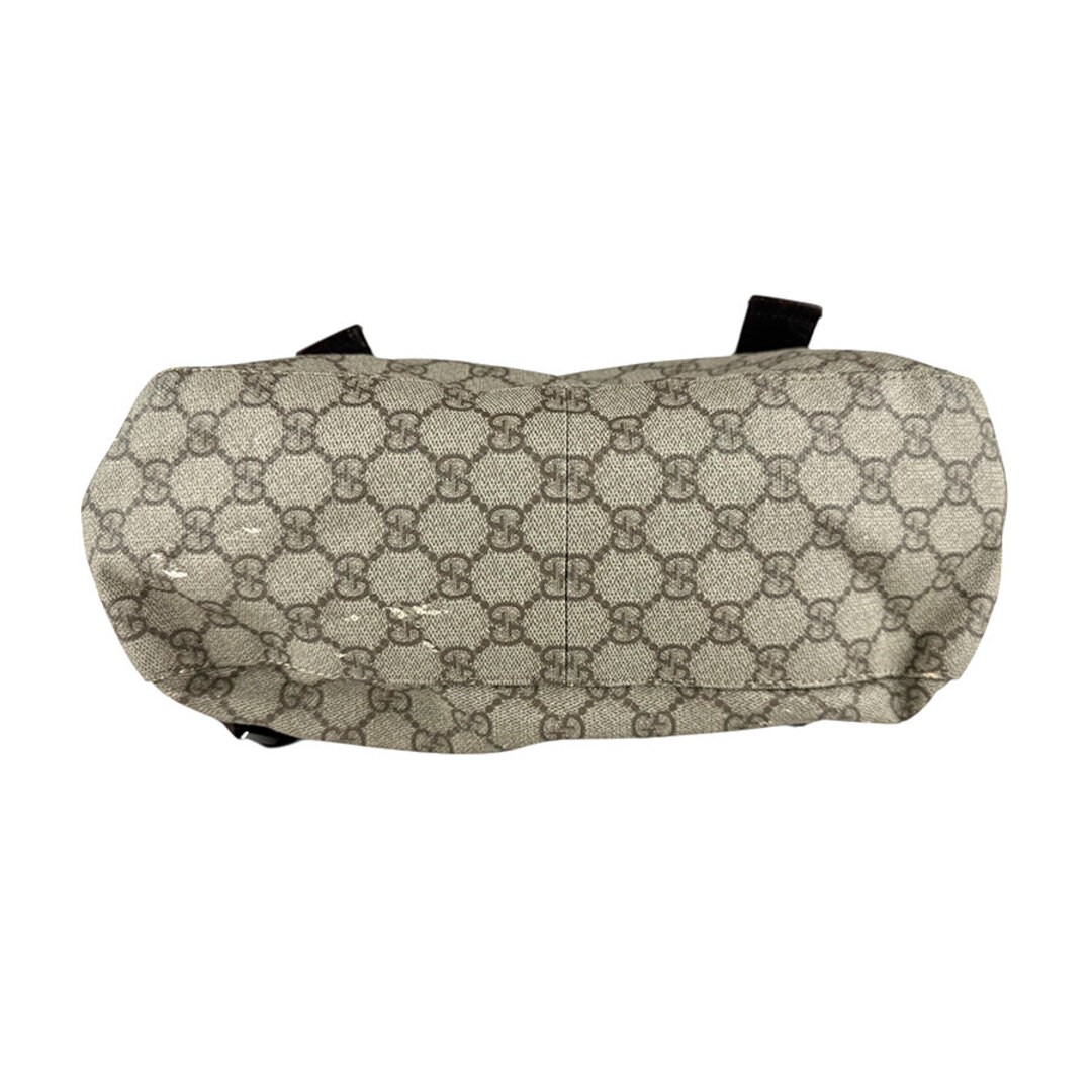 GUCCI Backpack GG Supreme Canvas Brown Unisex Used, 33x26x11cm thumbnail 4