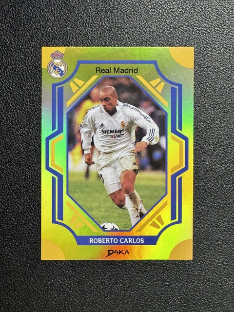 2025 DAKA Real Madrid Roberto Carlos Gold #3/10 Nr.RM-24-B